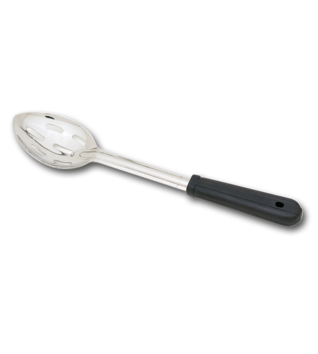 Stainless Steel Slotted Basting Spoon with Bakelite Handle 13"